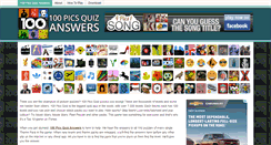 Desktop Screenshot of 100picsquizanswers.net